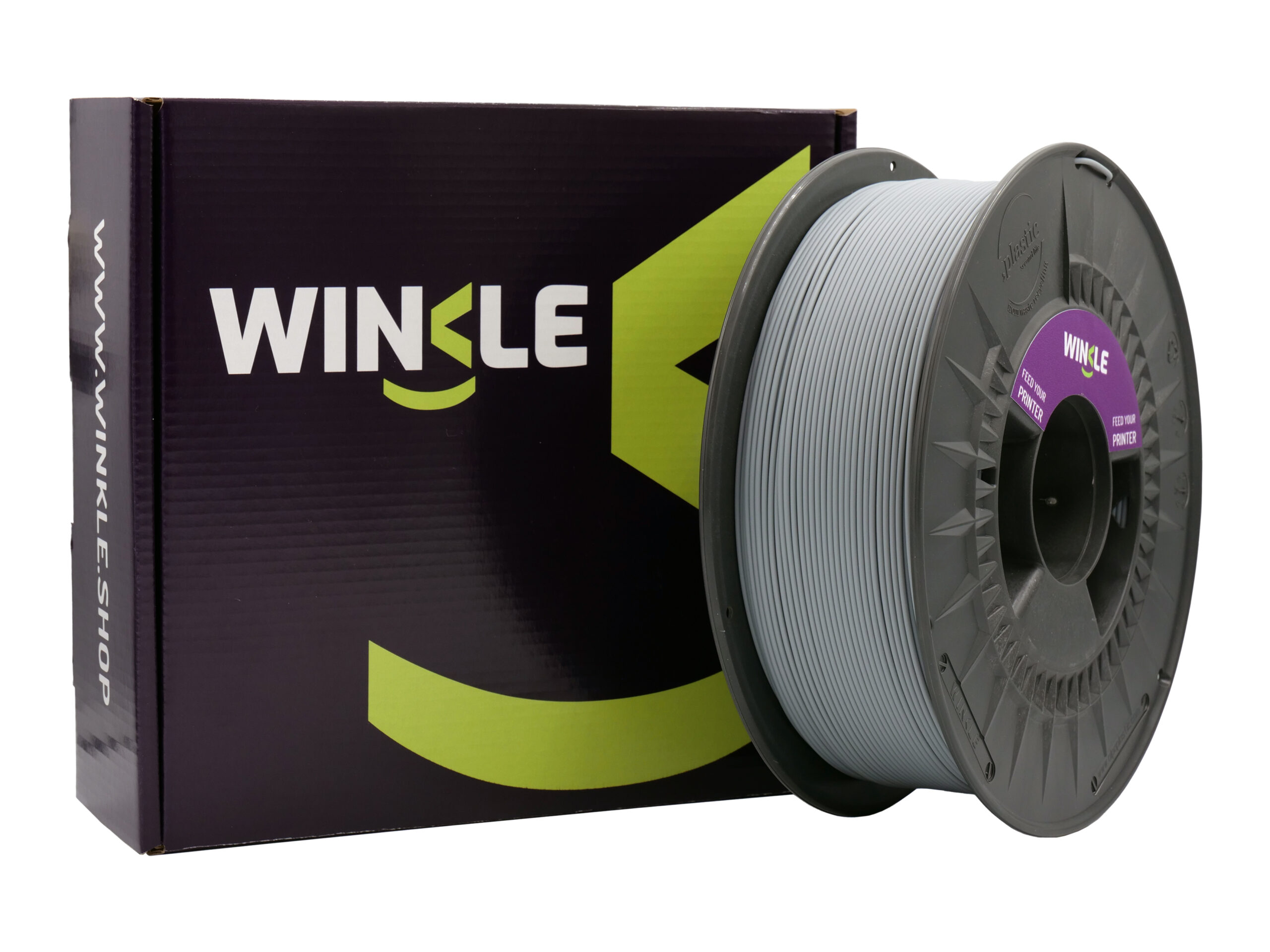 WINKLE Filamento PETG Grigio, PETG 1,75 mm, Filamento Stampa, Stampante  3D, Filamento 3D, Color Grigio