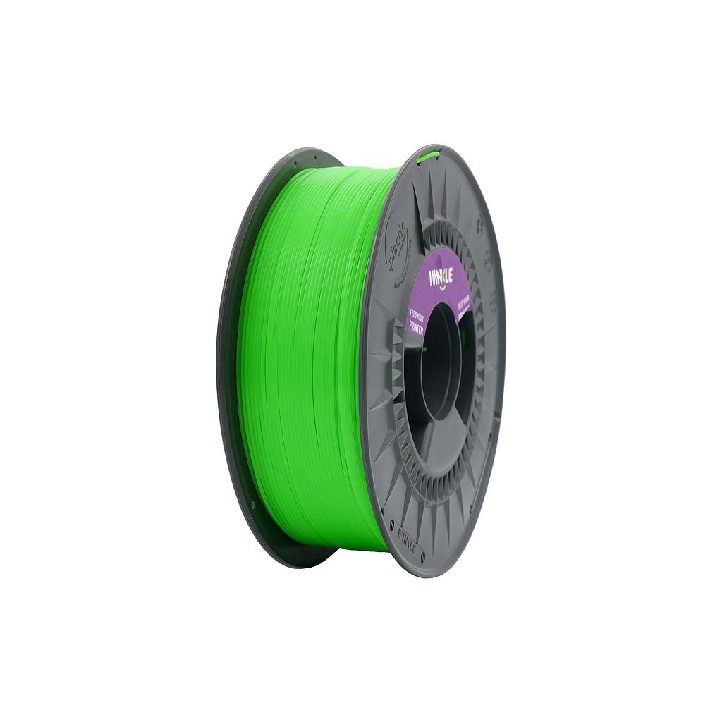 WINKLE Filamento PLA Verde Fluorescente, PLA 1,75 mm, Filamento Stampa, Stampante 3D, Filamento 3D, Color Verde fluorescente