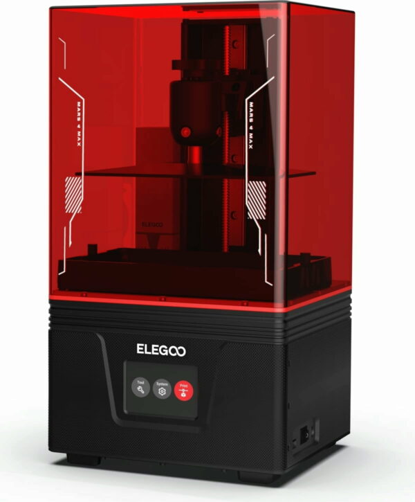 Elegoo Stampante a Resina Mars 4 Max + 1000ml Resina standard Grigia -  Stampo 3D